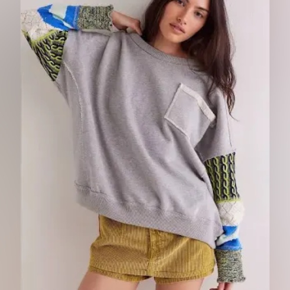 NWT Free People We The Free Stevie Gray Sweater/Pullover